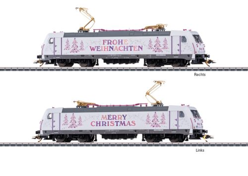 Märklin 36025 Villanymozdony BR 185.2, Weihnachtslokomotive (E6) (H0) - AC / Sound