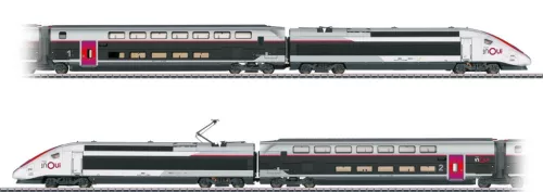 Märklin 37798 Nagysebességű villamos motorvonat, TGV inQui EuroDuplex, SNCF (E6) (H0) - AC / Sound