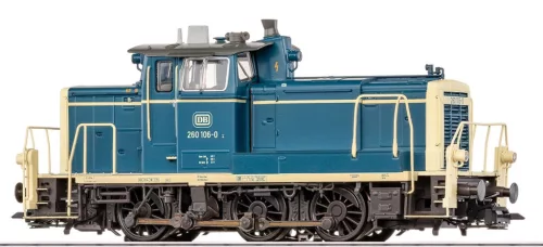 Märklin 38601 Dízelmozdony BR 260 106-0, bézs/kék, DB (E4) (H0) - AC / Sound