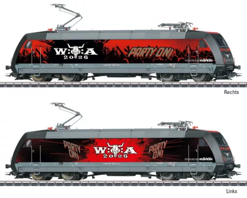Märklin 39476 Villanymozdony BR 101, Wacken Open Air, W:O:A (E6) (H0) - AC / Sound