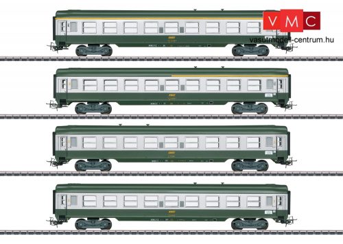Märklin 40691 Személykocsi-készlet, 4-részes négytengelyes gyorsvonati kocsik, SNCF (E4) (H0) - AC