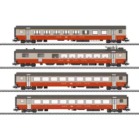   Märklin 42190 Személykocsi-készlet, 4-részes négytengelyes EW III, Swiss Express, SBB (E4) (H0) - AC