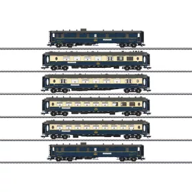   Märklin 42470 Személykocsi-készlet, 6-részes négytengelyes Pullmann, CIWL - Edelweiss Express (E2) (H0) - AC