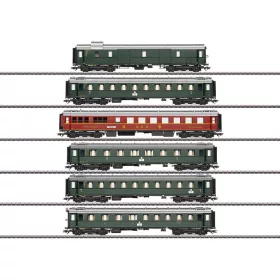   Märklin 42529 Személykocsi-készlet, 6-részes négytengelyes gyorsvonati kocsik (E3) (H0) - AC