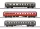 Märklin 42533 Személykocsi-készlet, 3-részes négytengelyes gyorsvonat, D74, DB (E3) (H0) - AC