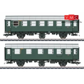   Märklin 43174 Személykocsi-pár, háromtengelyes Umbauwagen, 2./3. osztály és 3. osztály, DB (E3) (H0) - AC - belső világítással