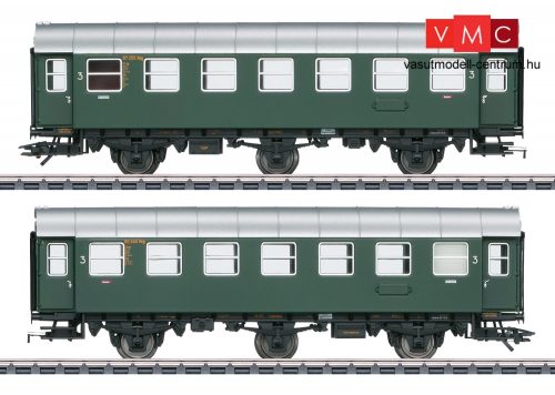 Märklin 43185 Személykocsi-pár, háromtengelyes Umbauwagen, 3. osztály, DB (E3) (H0) - AC -