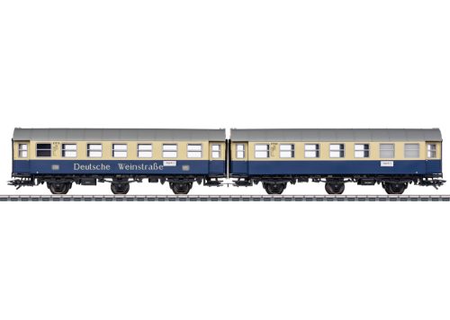 Märklin 43188 Személykocsi-pár, háromtengelyes Umbauwagen 2. osztály, Deutsche Weinstrasse, DB (E3) (H0) - AC