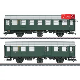   Märklin 43195 Személykocsi-pár, háromtengelyes Umbauwagen, 3. osztály és 3. osztály/poggyász, DB (E3) (H0) - AC - belső világítással