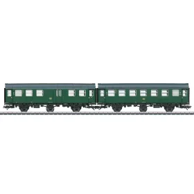   Märklin 43196 Személykocsi-pár, háromtengelyes Umbauwagen, 2. osztály és 2. osztály/poggyász, DB (E3) (H0) - AC - belső világítással