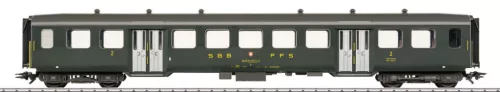 Märklin 43373 Személykocsi, négytengelyes Leichtstahlwagen, 2. osztály, SBB (E4) (H0) - AC
