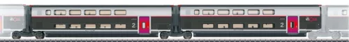 Märklin 43438 Nagysebességű villamos motorvonat betétkocsi-pár, Set 2, TGV inOui, SNCF (E6) (H0) - AC