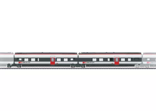 Märklin 43451 RABe 501 Giruno villamos motorvonat betétkocsi-pár, Nr. 1, SBB (E6) (H0) - AC