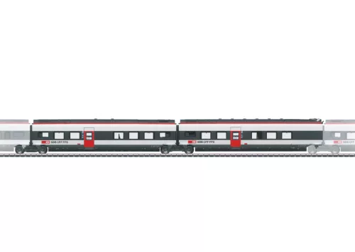 Märklin 43452 RABe 501 Giruno villamos motorvonat betétkocsi-pár, Nr. 2, SBB (E6) (H0) - AC
