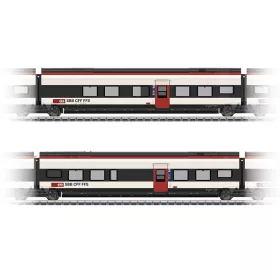 Märklin 43461 RABe 501 Giruno villamos motorvonat betétkocsi-pár, 2. osztály, SBB (E6) (H0)