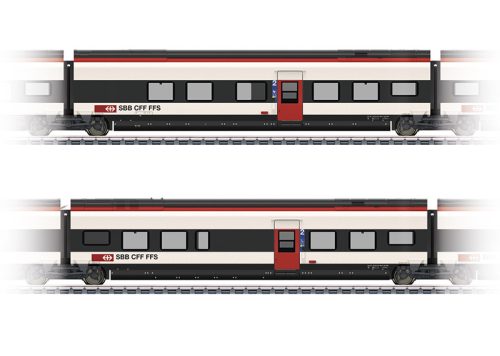 Märklin 43461 RABe 501 Giruno villamos motorvonat betétkocsi-pár, 2. osztály, SBB (E6) (H0)