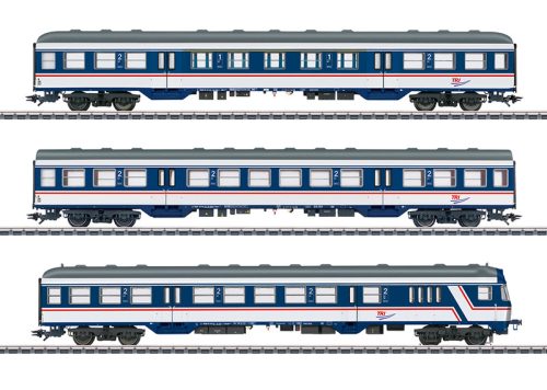 Märklin 43826 Személykocsi-készlet vezérlőkocsival, négytengelyes Silberling tip., TRI (E6) (H0) - AC