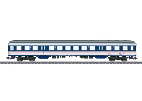 Märklin 43827 Személykocsi, négytengelyes Silberling tip. 2. osztály, TRI (E6) (H0) - AC