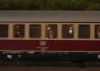 Märklin 43886 Személykocsi, négytengelyes termes Apümh, 1. osztály, figurákkal és belső világítással, DB (E4) (H0) - AC