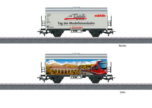 Märklin 44223 Hűtőkocsi, Internationaler Tag der Modelleisenbahn am 2. Dezember 2023 (E6) (H0) - AC