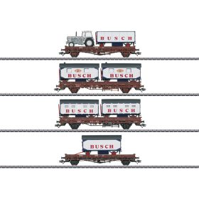   Märklin 45040 Teherkocsi-készlet, 4-részes Zirkus Busch, DR (E4) (H0) - AC