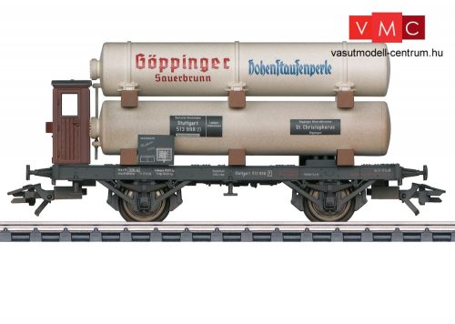 Märklin 45086 Gázszállító tartálykocsi fékházzal, Göppinger Mineralbrunnen, DRG (E2) (