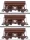Märklin 46334 Önürítős billenőtetős teherkocsi-készlet, 3-részes Tdgs, ÖBB (E6) (H0) - AC