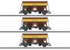 Märklin 46335 Önürítős billenőtetős teherkocsi-készlet, 3-részes Tdgs, Westdeutsche Quarzwerke Dr. Müller, DB (E4) (H0) - AC