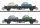 Märklin 46408 Alacsony oldalfalú teherkocsi-pár, JQo, Citroen 2 CV személyautókkal, SNCF (