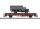 Märklin 46928 Rakoncás teherkocsi, Kbs 443, katonai jármű rakománnyal, DB (E4) (H0) - AC