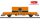 Märklin 46933 Alacsony oldalfalú teherkocsi, Aarsleff Rail / DSB (E6) (H0) - AC