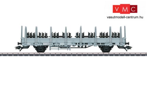 Märklin 46937 Rakoncás teherkocsi, Kbs, szürke, vasúti kerék rakománnyal, SBB (E6) (H0) -