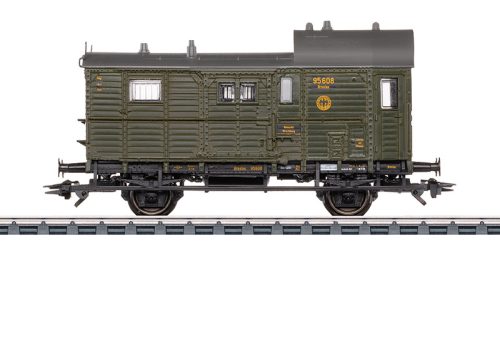 Märklin 46987 Fedett tehervonati kísérőkocsi, Pwg Pr 14, DRG (E2) (H0) - AC