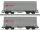 Märklin 47230 Ponyvás négytengelyes teherkocsi-pár, Shimmns, Ermewa (E6) (H0) - AC
