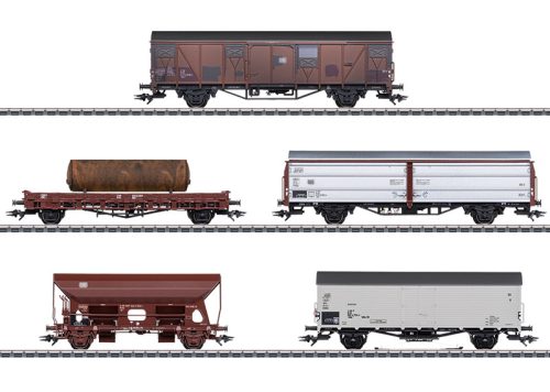 Märklin 47371 Teherkocsi-készlet, 5-részes DB (E4) (H0) - AC