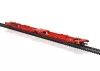 Märklin 47475 Iker-zsebeskocsi, Sdggmrss 738 (T3000e), Planzer félpótkocsikkal, HUPAC (E6) (H0) - AC