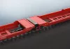 Märklin 47475 Iker-zsebeskocsi, Sdggmrss 738 (T3000e), Planzer félpótkocsikkal, HUPAC (E6) (H0) - AC