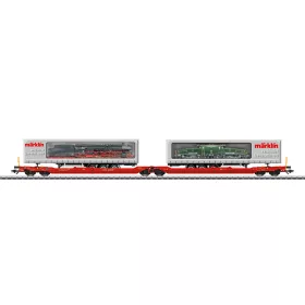   Märklin 47477 Iker-zsebeskocsi, Sdggmrss 738 (T3000e), Märklin-Werksverkehr. félpótkocsikkal, DB-AG (E6) (H0) - AC