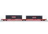 Märklin 47478 Iker-zsebeskocsi, Sdggmrss 738 (T3000e), Märklin konténerekkel, DB-AG (E6) (H0) - AC