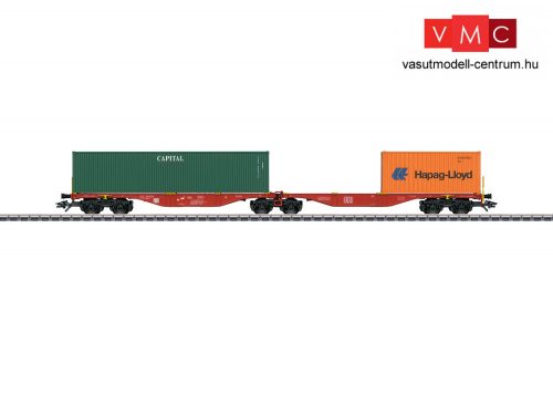 Märklin 47801 Konténerszállító iker-teherkocsi, Sggrss, 20 és 40 lábas konténerrel, Rai