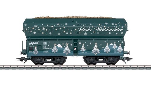 Märklin 48425 Önürítős négytengelyes teherkocsi, Fad 155, Weihnachtswagen 2025 (H0) - AC