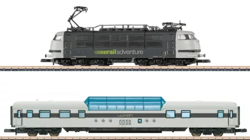 Märklin 81283 Személyvonat-készlet, BR 103 villanymozdony kilátókocsival, LUXON, RailAdventure (E6) (Z)