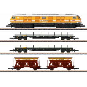   Märklin 81320 Dízelmozdony V320 001 tehervonattal, 5-részes készlet, WIEBE (E6) (Z)