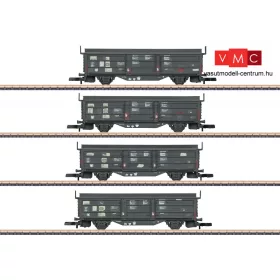   Märklin 82155 Eltolható oldalfalú teherkocsi-készlet, 4-részes Tbis 871, DB (E4) (Z)