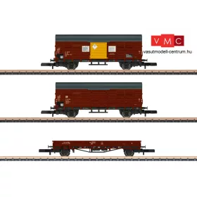   Märklin 82268 Teherkocsi-készlet, 3-részes Gbkl x 2, Klms 3430, DR (E4) (Z)