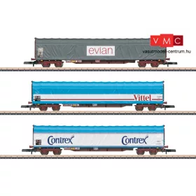   Märklin 82427 Ponyvás négytengelyes teherkocsi-készlet, 3-részes Rils, SNCF (E5) (Z)