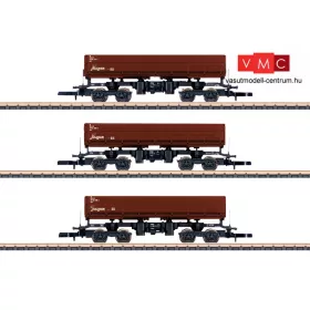   Märklin 82436 Oldalürítős négytengelyes teherkocsi-készlet 3-részes, kavics rakománnyal, DB-AG (E6) (Z)