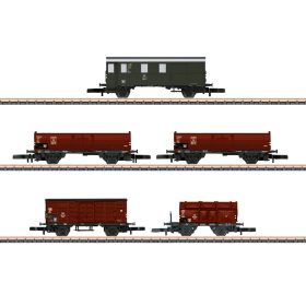 Märklin 86070 Teherkocsi-készlet poggyászkocsival, 5-részes, DB (E3) (Z)