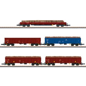 Märklin 86683 Teherkocsi-készlet, 5-részes PKP Cargo (E6) (Z)