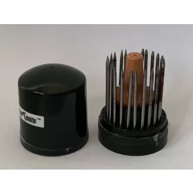   Master Tools 08020 HG Micro Rivet Punch (23 Pcs , 0.25mm-1.35mm)
